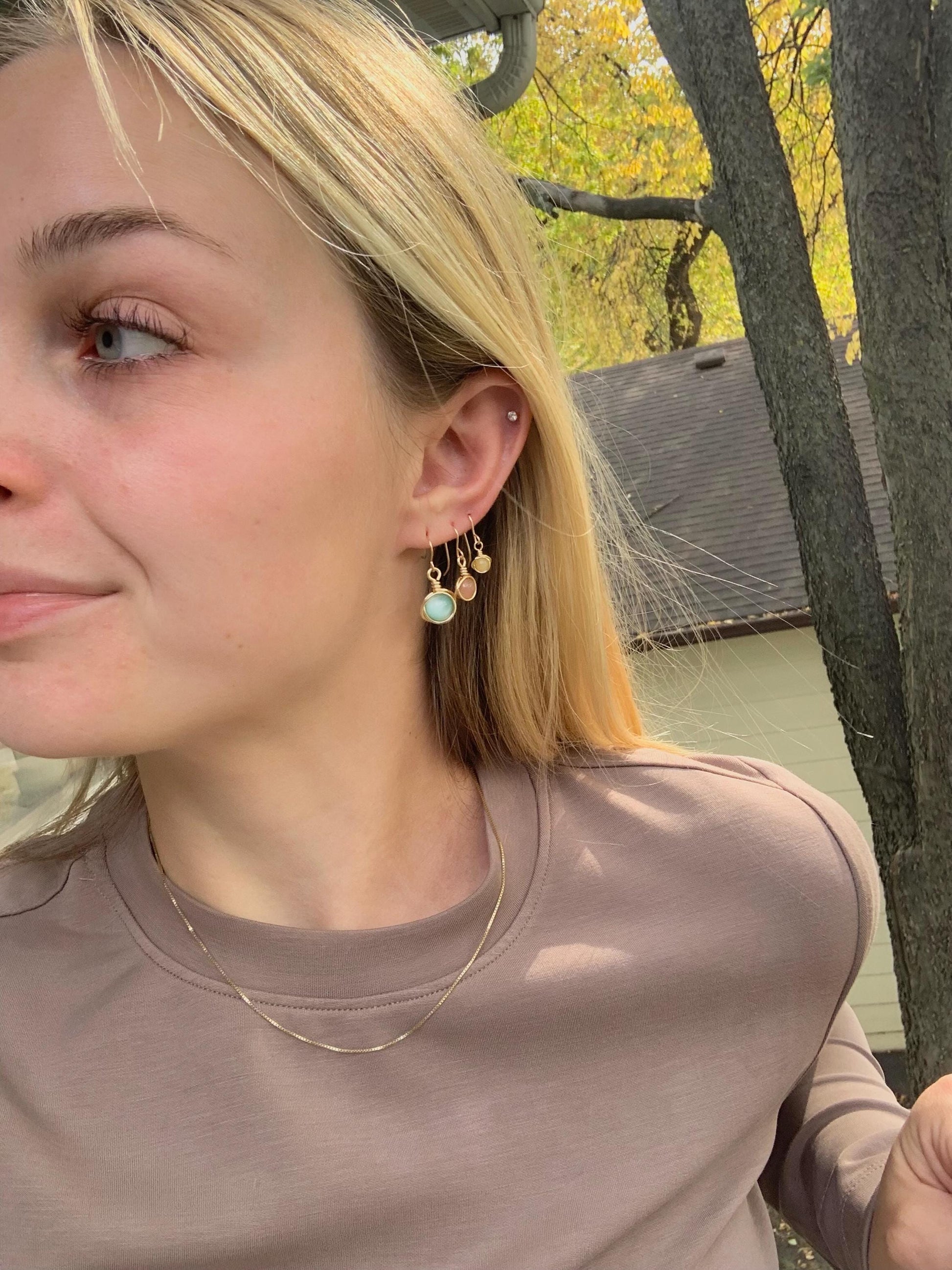 Custom April Earrings Set