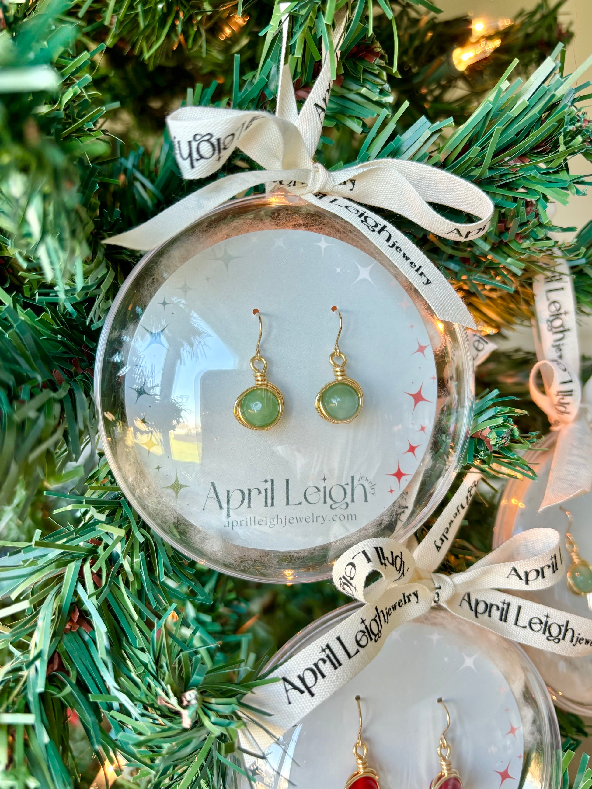 Stocking Stuffer Ornaments: April Earrings
