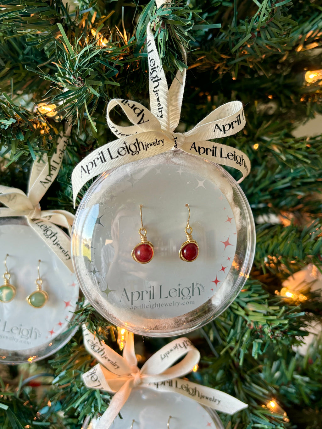 Stocking Stuffer Ornaments: April Earrings