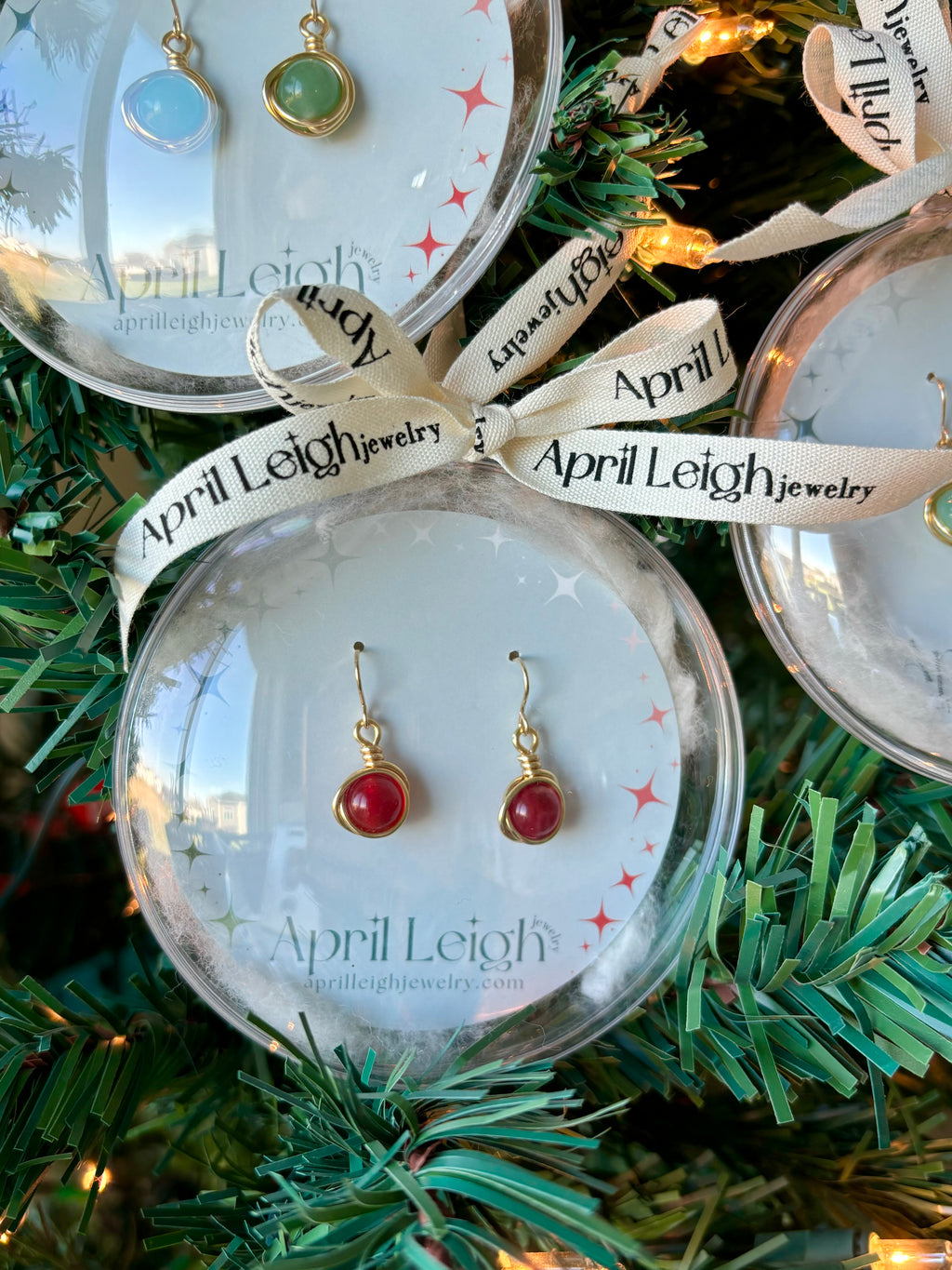Stocking Stuffer Ornaments: April Earrings