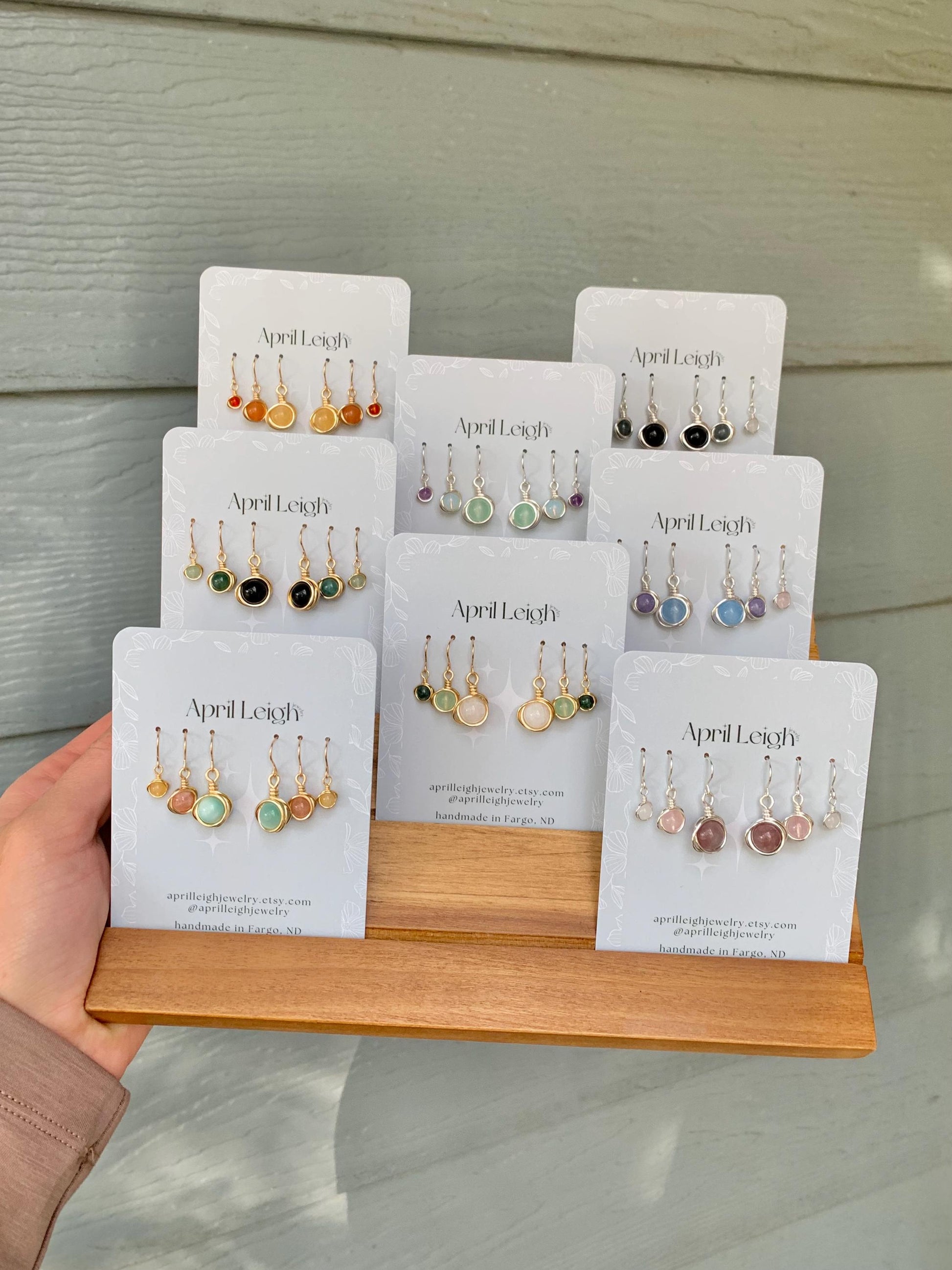 Custom April Earrings Set