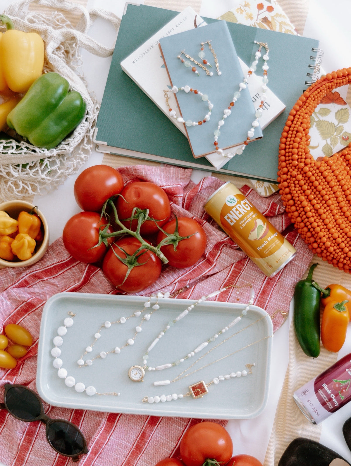 Honeydew Clock Necklace