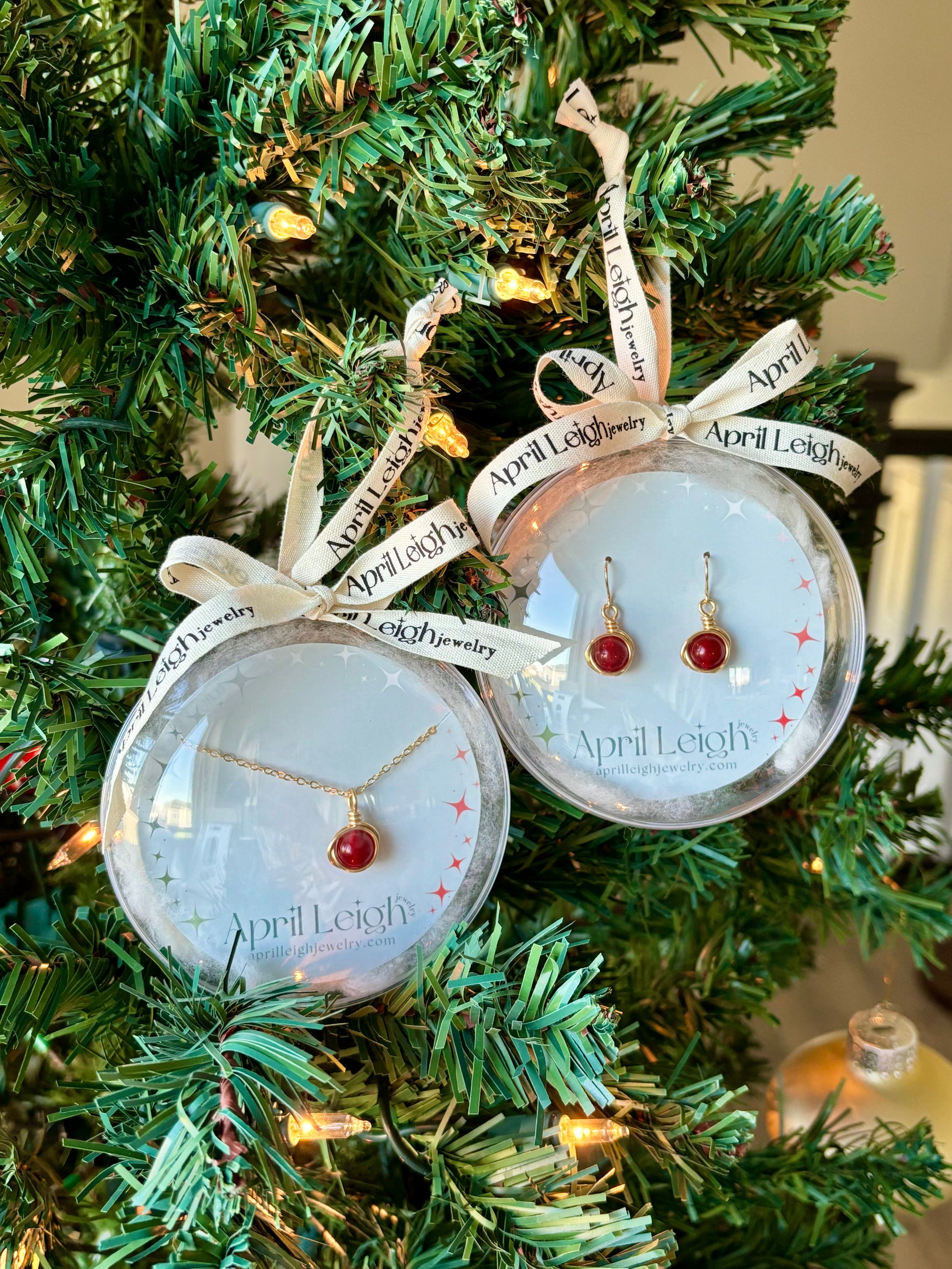 Stocking Stuffer Ornaments: April Earrings