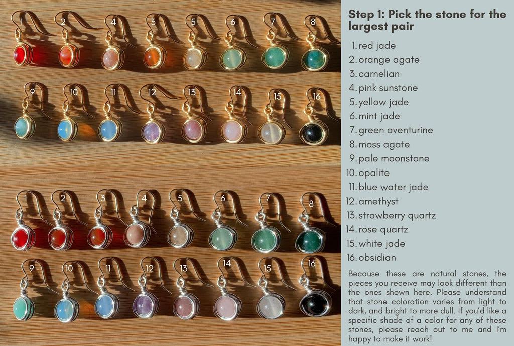 Custom April Earrings Set