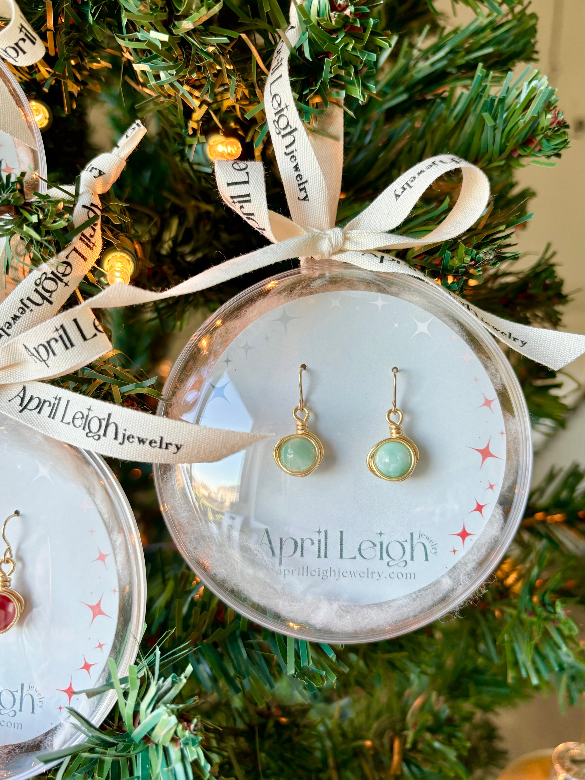 Stocking Stuffer Ornaments: April Earrings