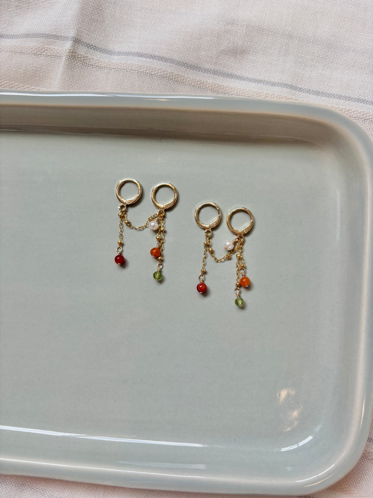 Marigold Double Piercing Earrings