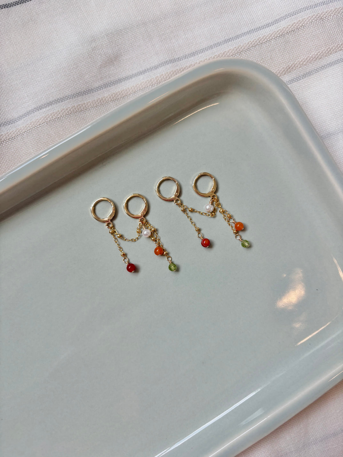 Marigold Double Piercing Earrings