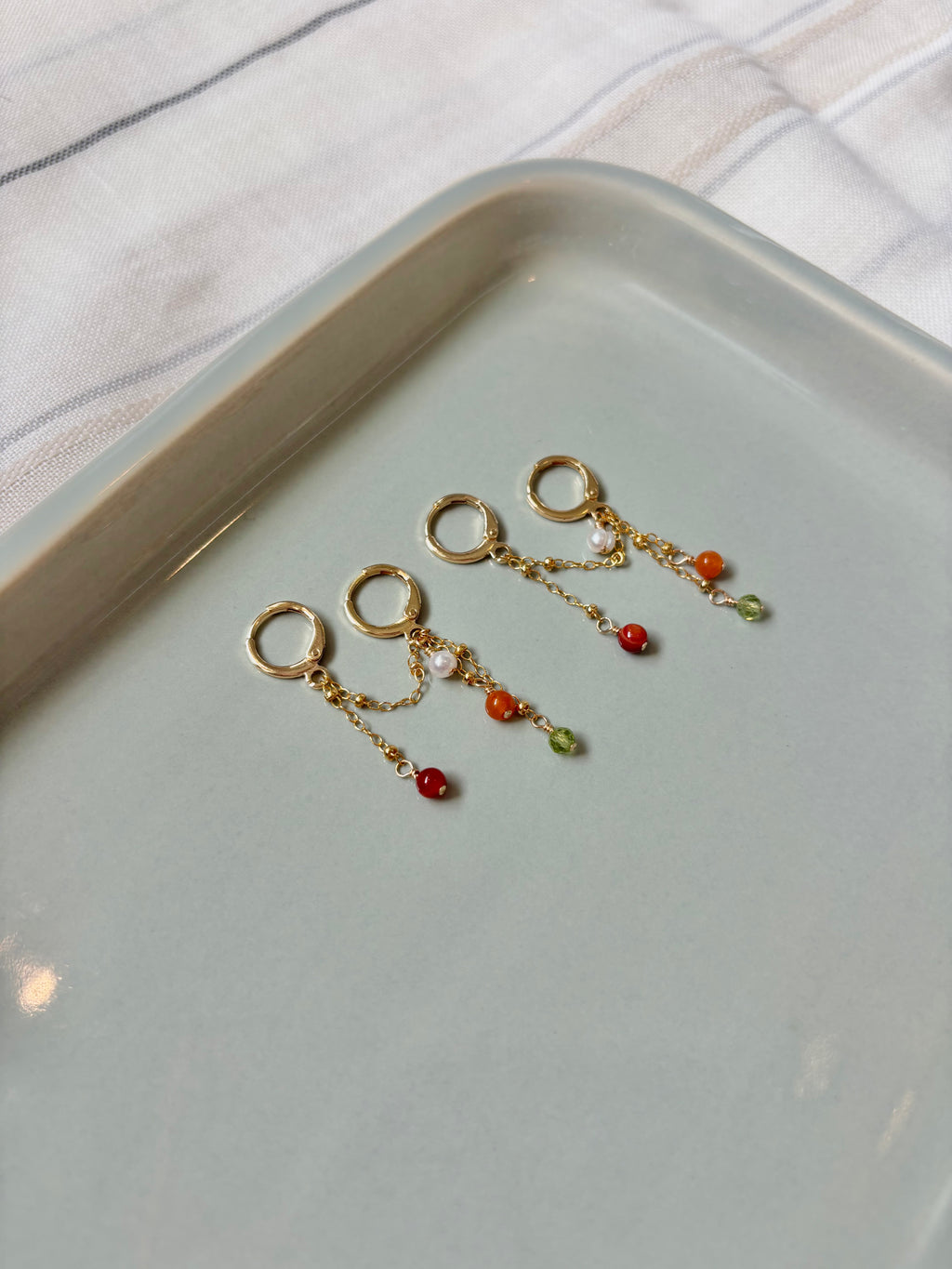 Marigold Double Piercing Earrings