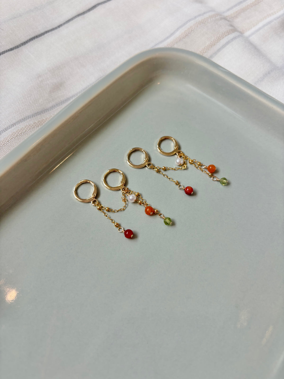 Marigold Double Piercing Earrings