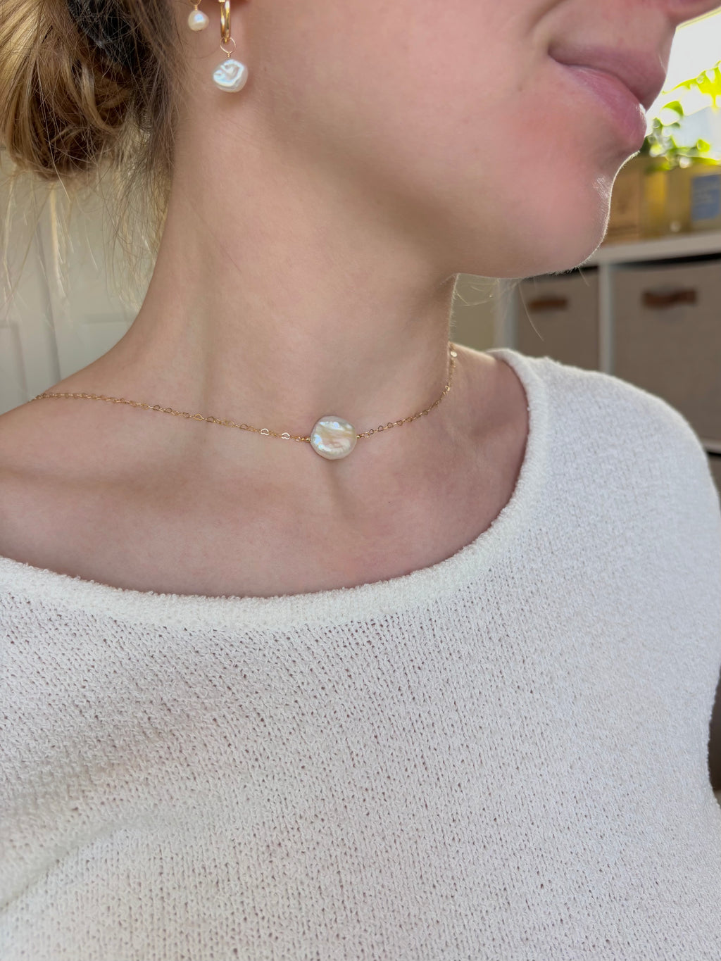 Genevieve Back Necklace