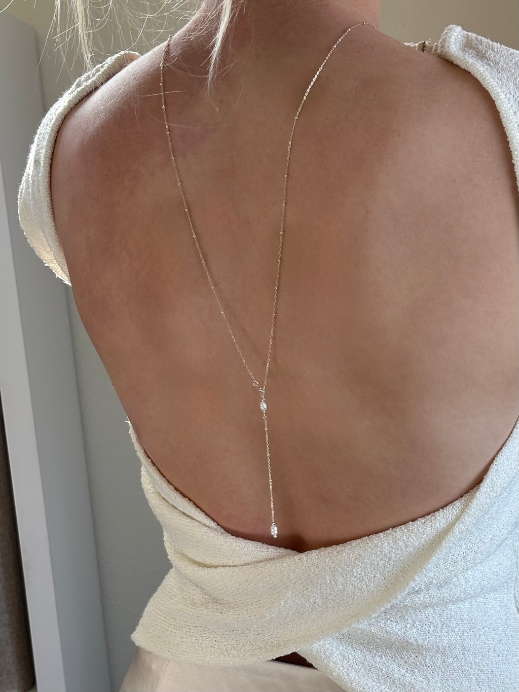 Noelle Back Necklace