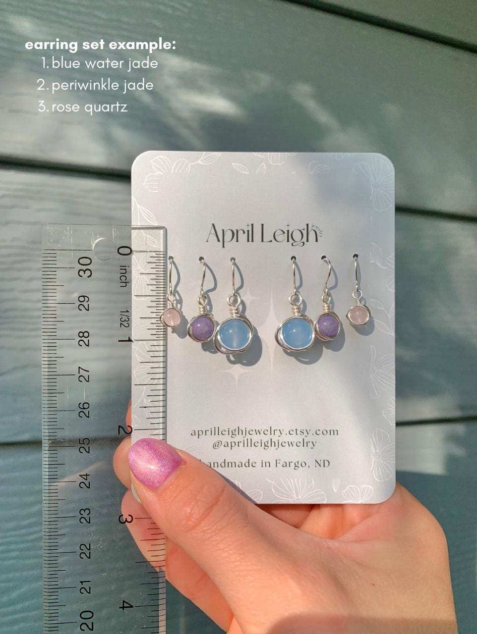 Custom April Earrings Set